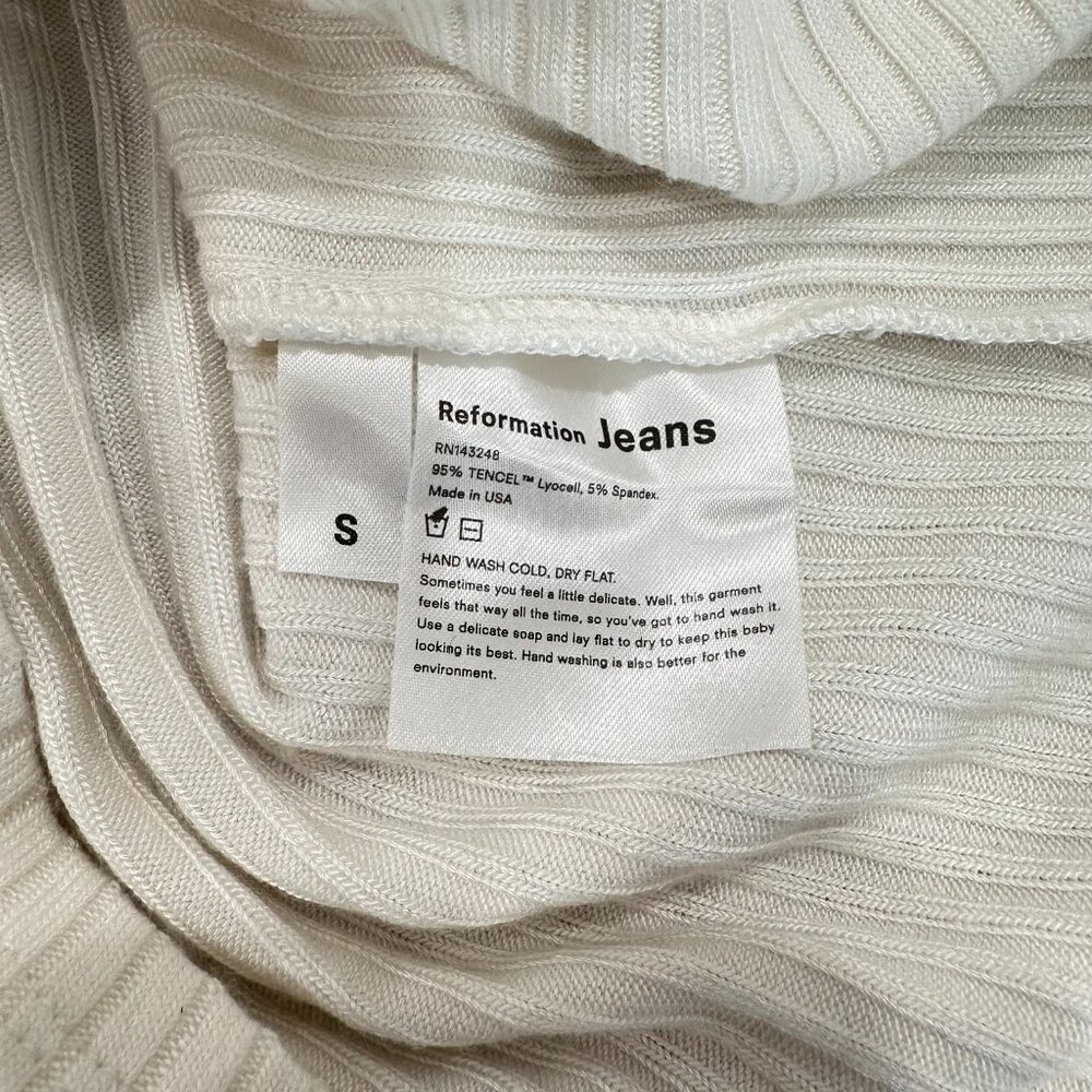 Reformation Women's Elevated Basic Ribbed Square … - image 5